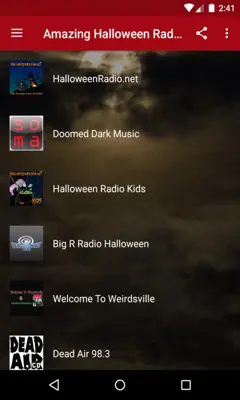 Amazing Halloween Radio Free android App screenshot 4